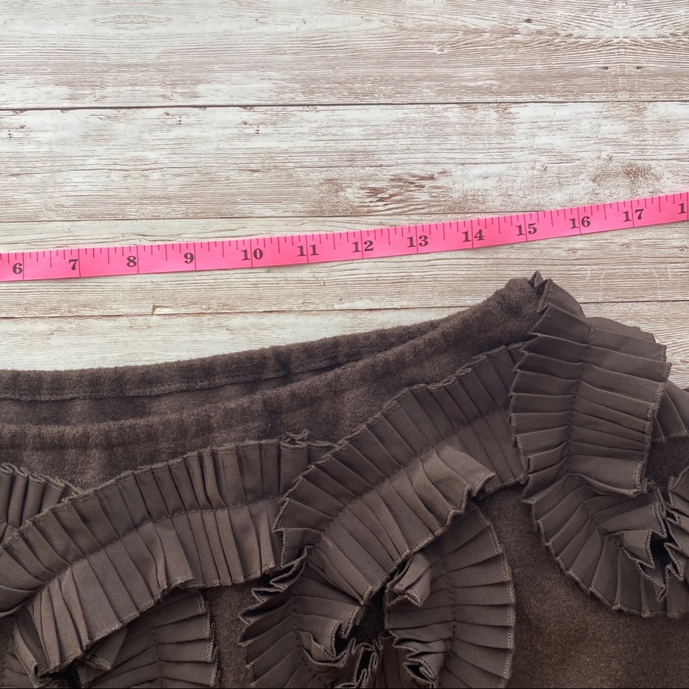 Anthropologie RYU wool ruffled off shoulder knit top SMALL - Picture 15 of 15